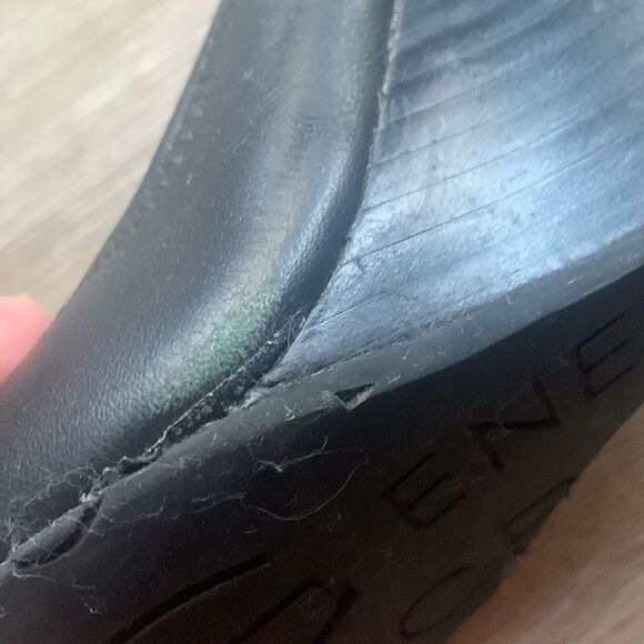 Bcbg generation black wedge heels size 8 1/2 GUC ❤️ - Picture 14 of 16